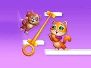 Kitten Rescue Pin Pull Puzzle Game