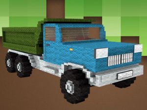 Minecraft Truck Jigsaw Puzzle Game - Block Puzzle