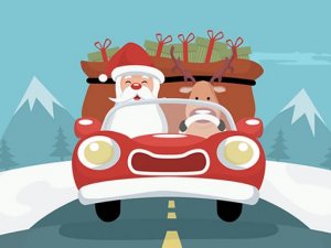 Santa Giving Presents Jigsaw Puzzle Game Online - Jigsaw Puzzle