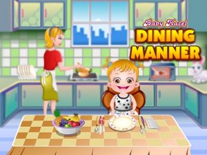 Baby Hazel Dining Manners Online Etiquette Game