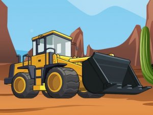 Bulldozer Jigsaw Puzzle Game - Puzzle Game
