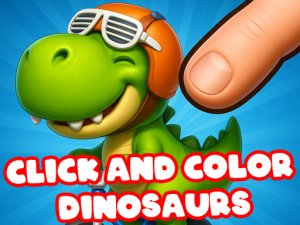 Click And Colors Dinosaurs Online Coloring Game