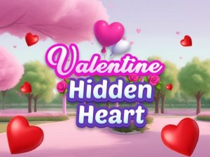 Valentine Hidden Heart Online Game - Hidden Object Puzzle