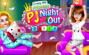 Crazy BFF Princess PJ Party: Girls Night Out Online Game