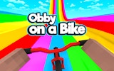 Noob Obby on a Bike: Parkour Racing Game Online