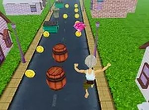 Elderly Sprint City Chase