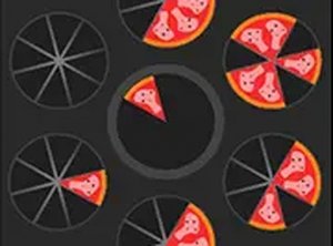 Pizza Shape Fit Puzzle