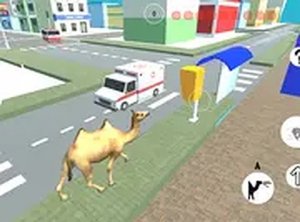Urban Camel Adventure: A Sandbox Journey