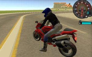 Scenic Motorcycle Ride Simulator