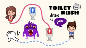 Toilet Rush - Draw Puzzle Online Game Puzzle Game